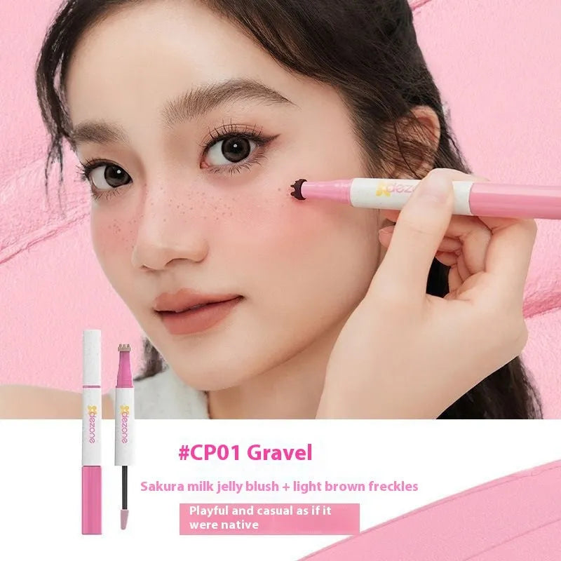 Korean Sweet Girl liquid eyeliner pen in CP01 Pink Gravel colour, 4g net content