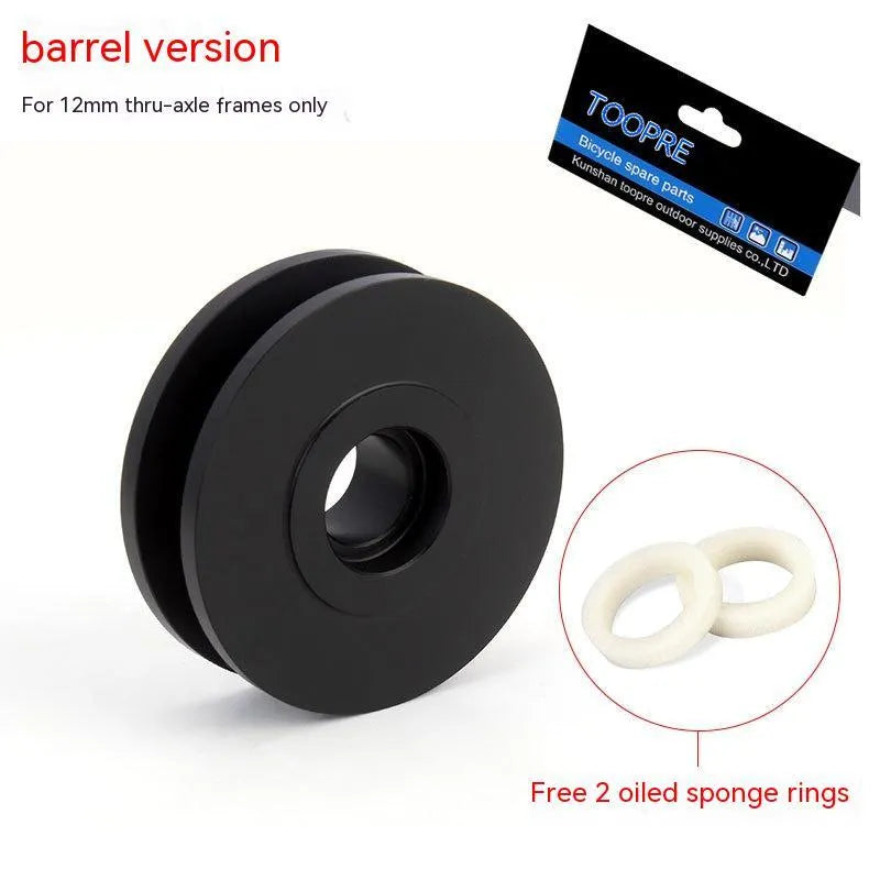 Aluminum alloy bicycle chain holder and stopper tool for maintenance and washing.