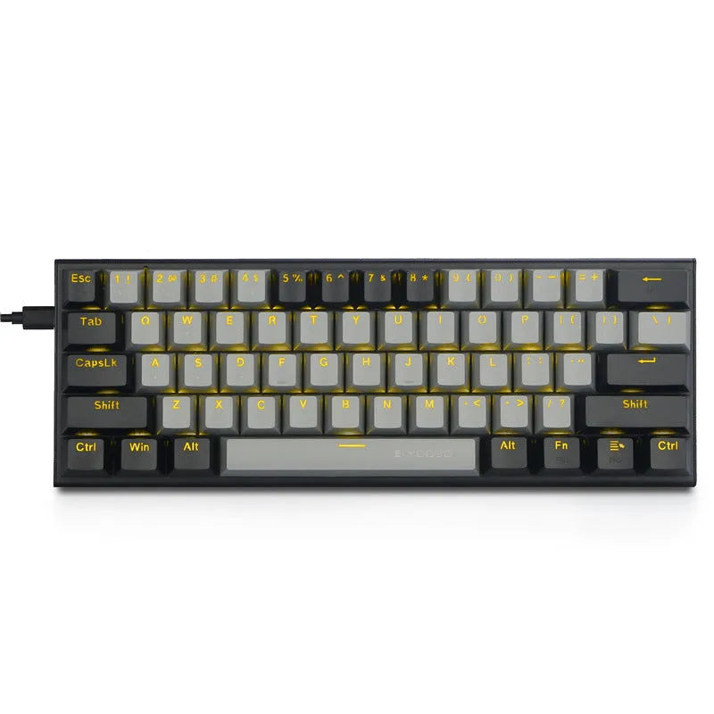 Z11 aluminium alloy mechanical keyboard replacement keycaps set in black and grey colours