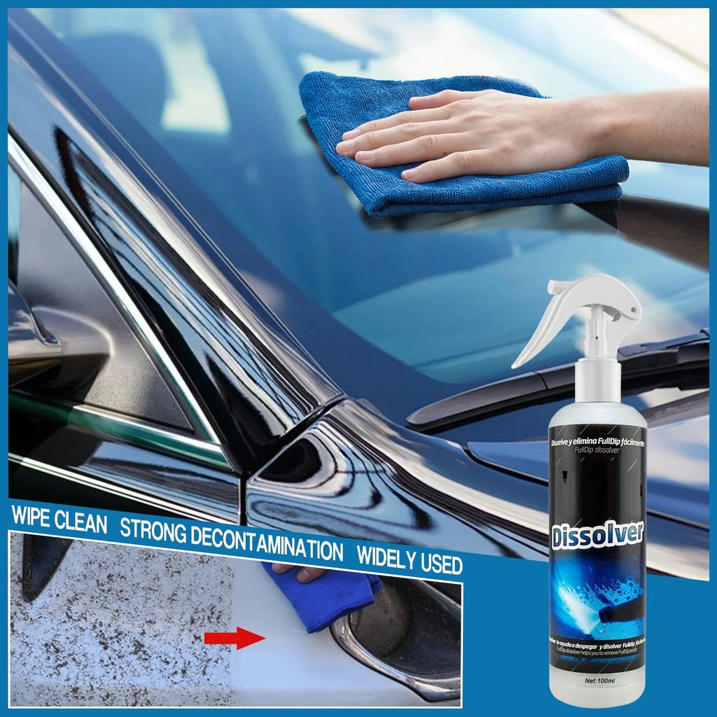 100ml bottle of car foam cleaning agent for interior seat stain removal