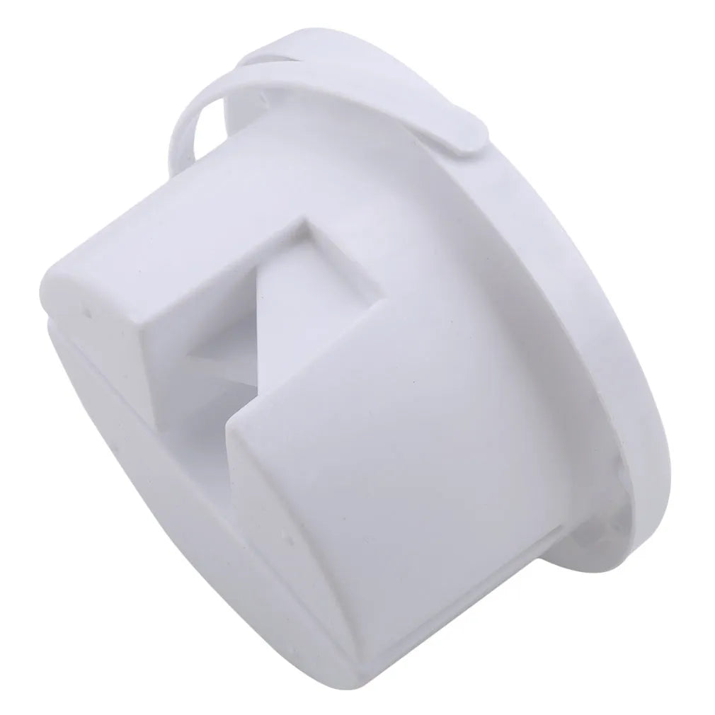 White plastic brush holder with 16.5cm diameter for painting brush storage