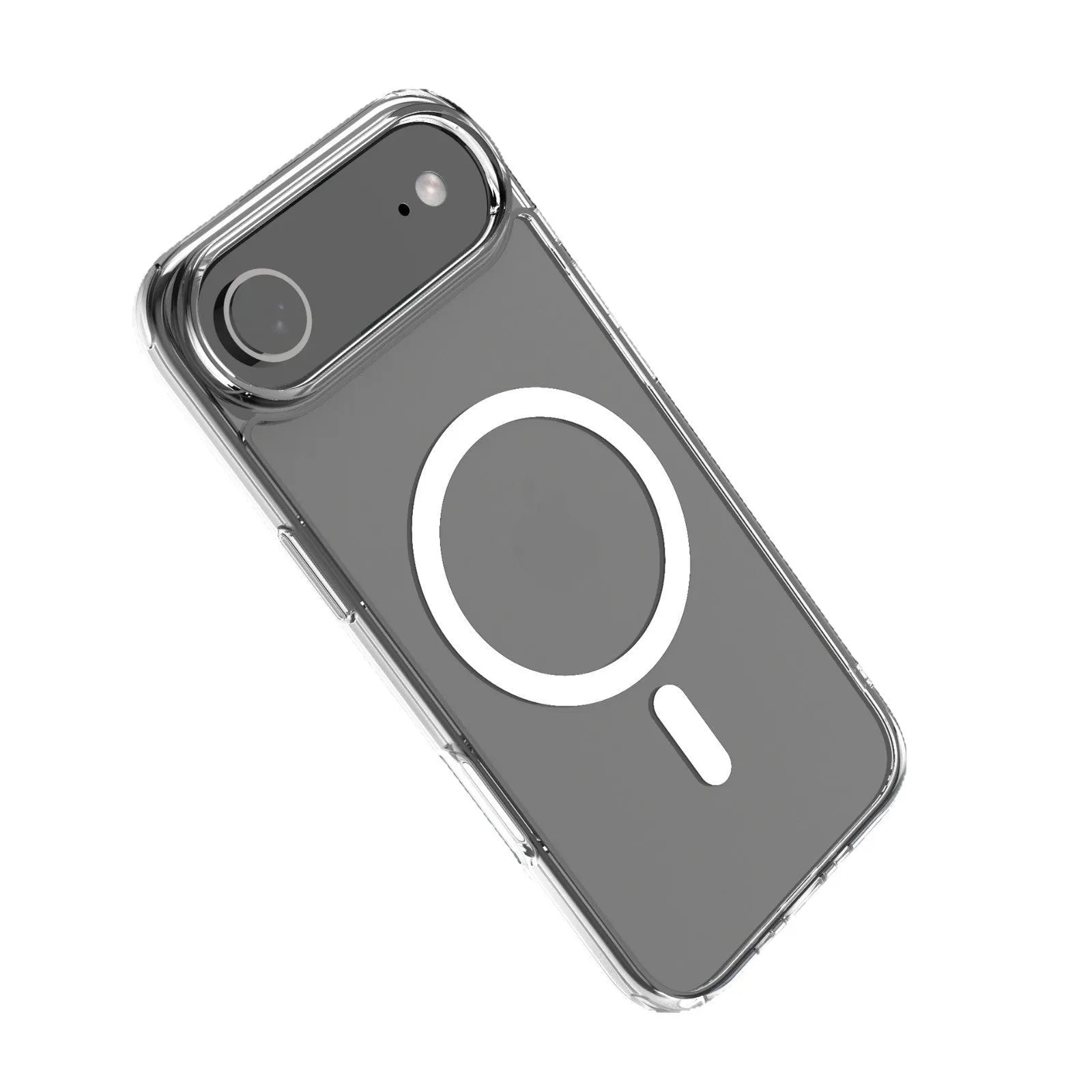 Transparent magnetic phone case for iPhone 17 series with TPU composite board construction