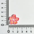 3D cherry blossom resin bumper sticker covering scratch on car bumper, peach blossom colour, 8.2 cm