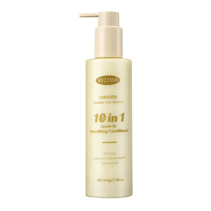 Wash-free 10-in-1 hair conditioner in disposable 210g bottle for ladies