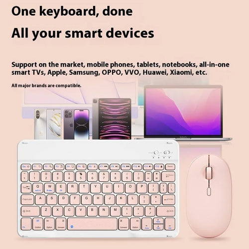 Bluetooth wireless keyboard for tablet and computer in one of 11 colour options.