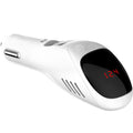 White car USB charger and air purifier unit for vehicle power sockets