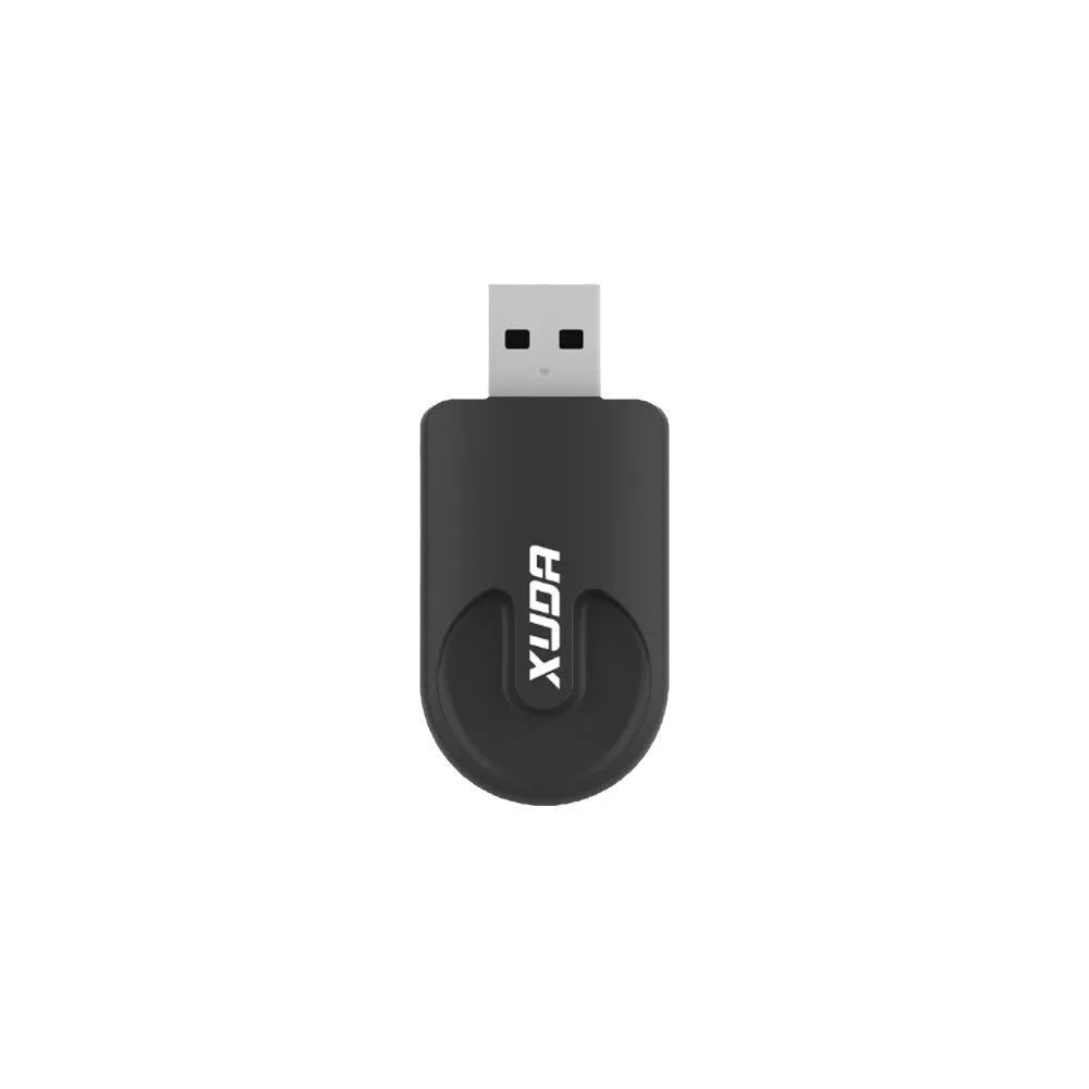 Mini black CarPlay USB wireless data adapter with compact rectangular design