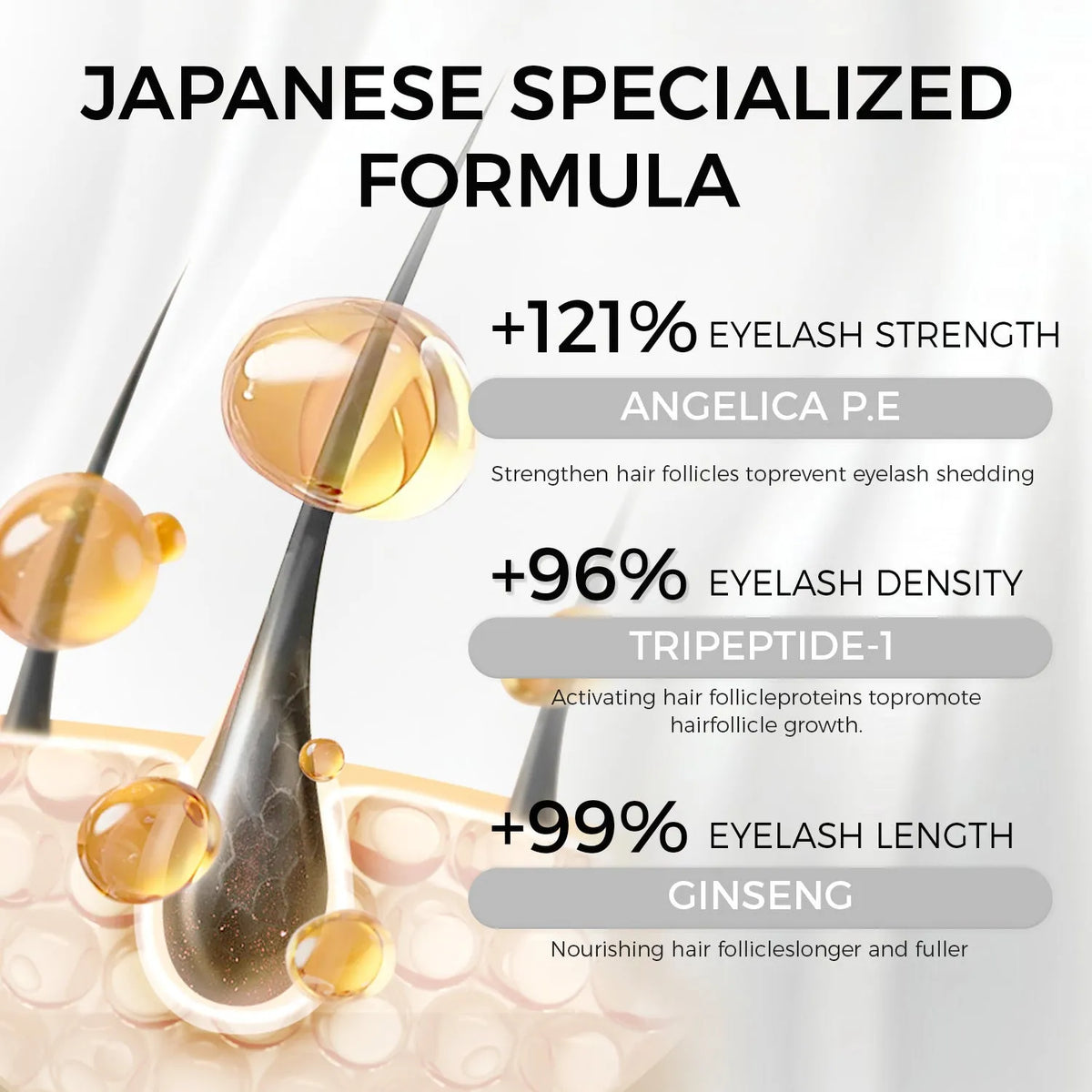 Silver 5ml eyelash nutrient solution boxed eyelash care serum for gentle repair and long thick lash care