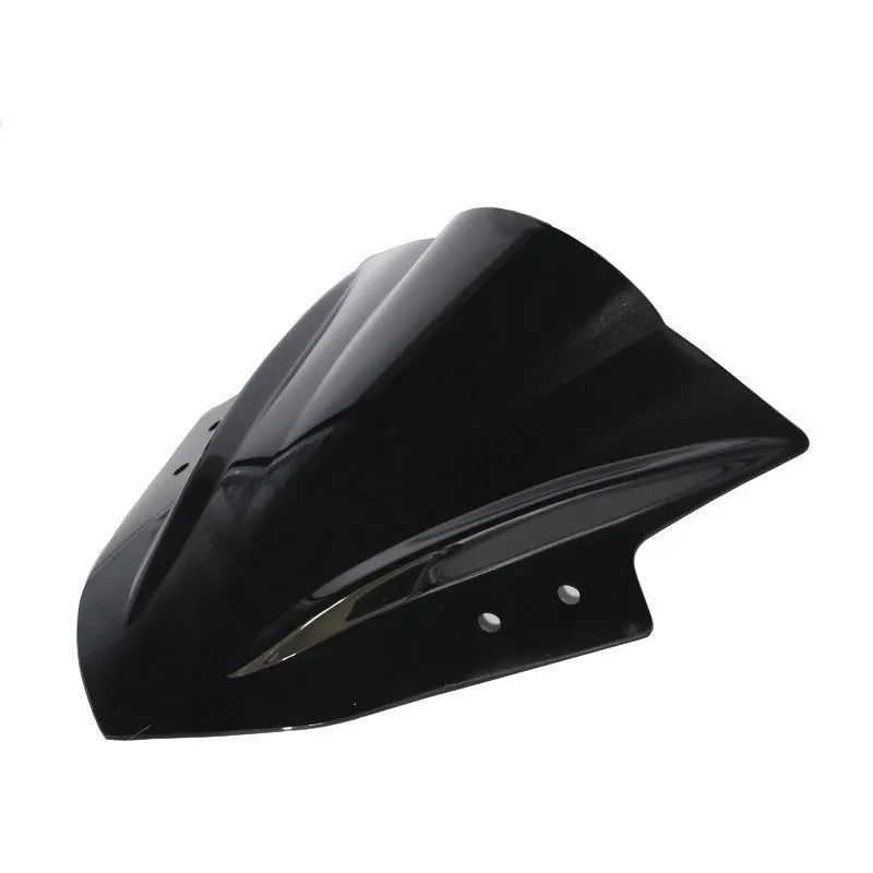 Universal motorcycle windshield 4mm plexiglass black colour for street car modification handlebar mount