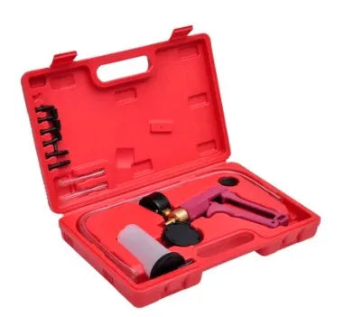 Aluminium alloy manual vacuum air blow gun with precision nozzle for automotive repair cleaning