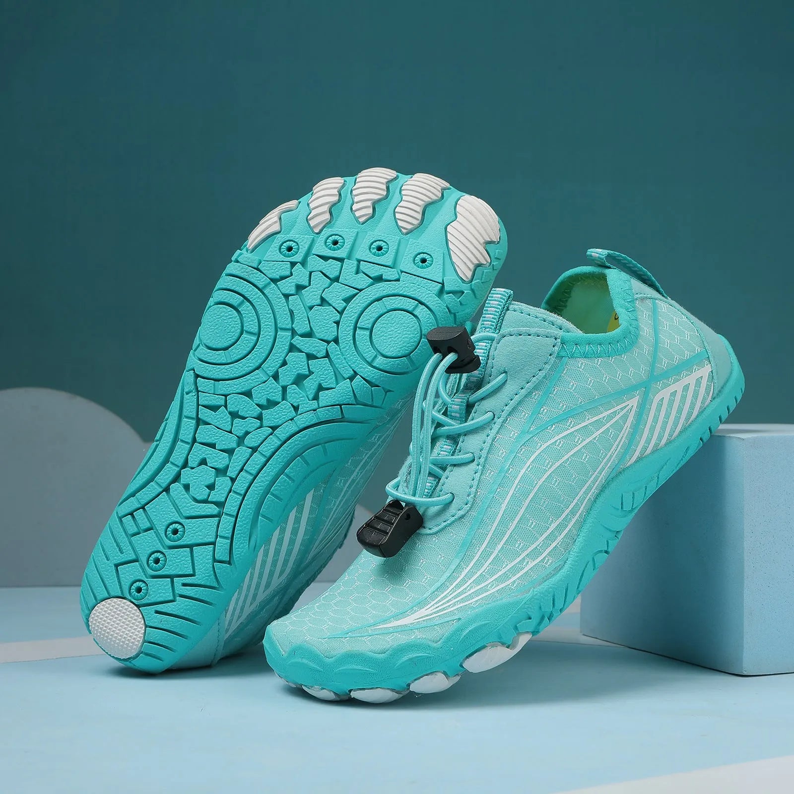 Children's quick-dry wading shoes with non-slip rubber sole in multiple colour options