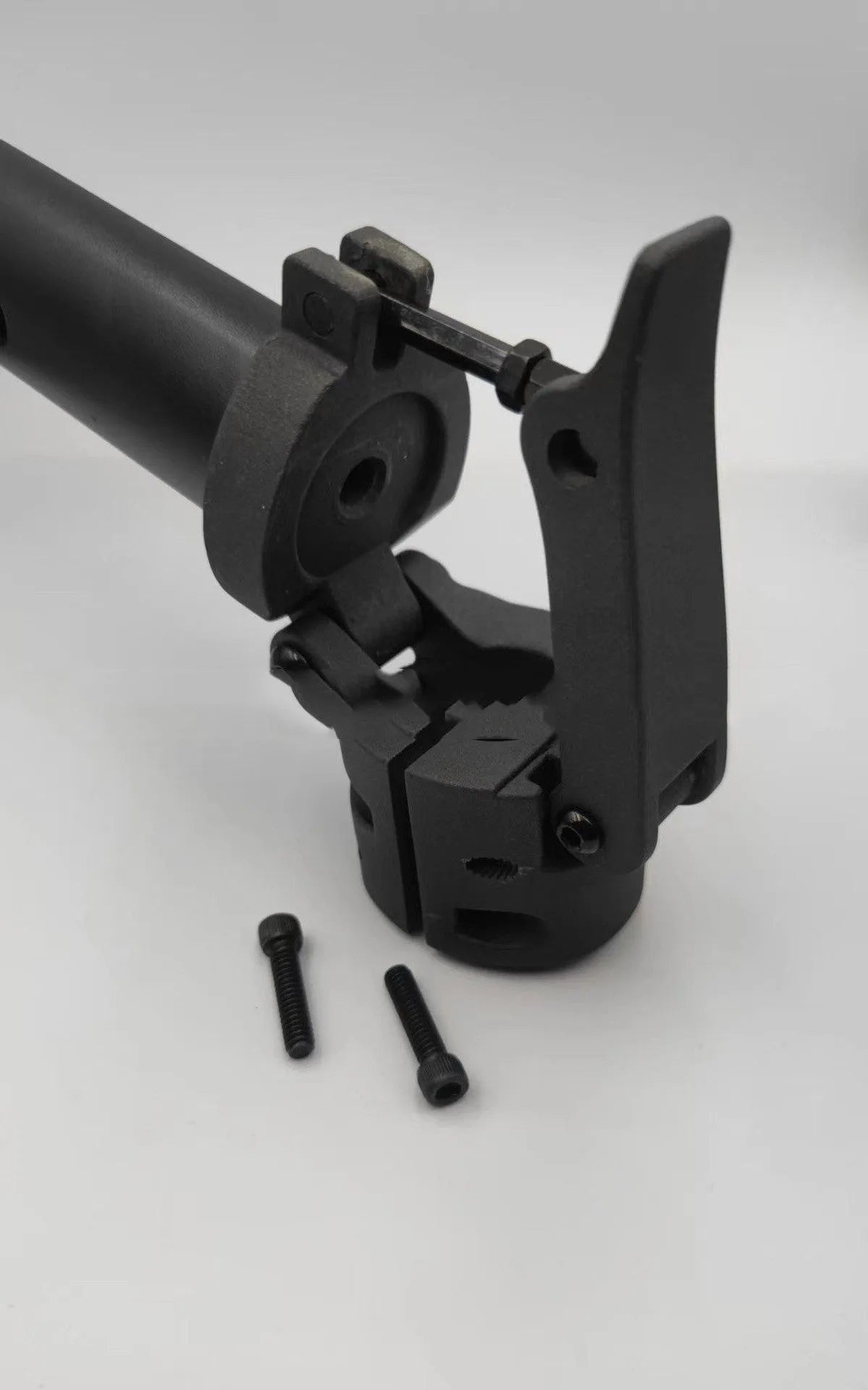 Black folding upright pole accessory for Ninebot Nine Electric Scooter