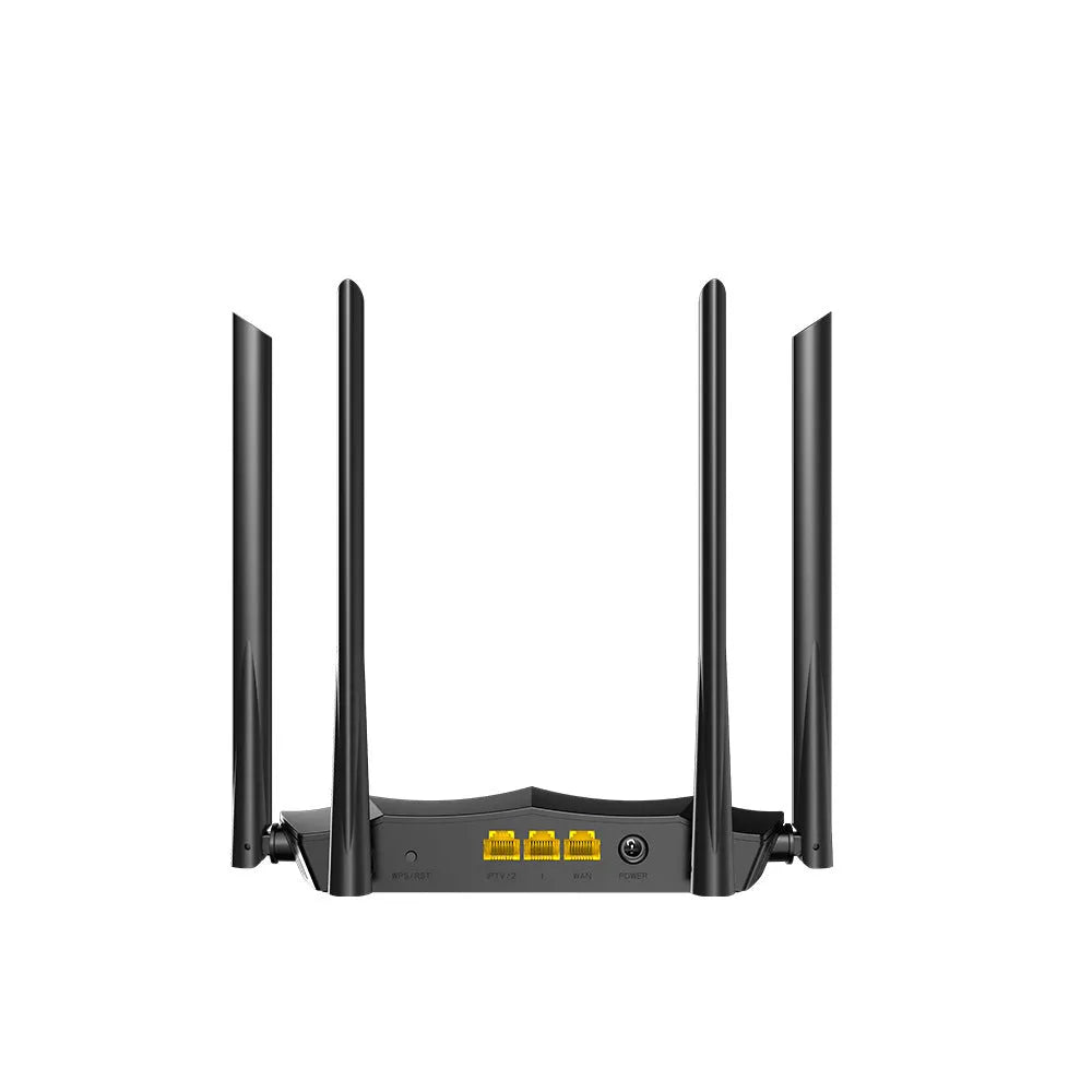 AC8 dual-band wireless gigabit router with compact design measuring 365×286×70mm