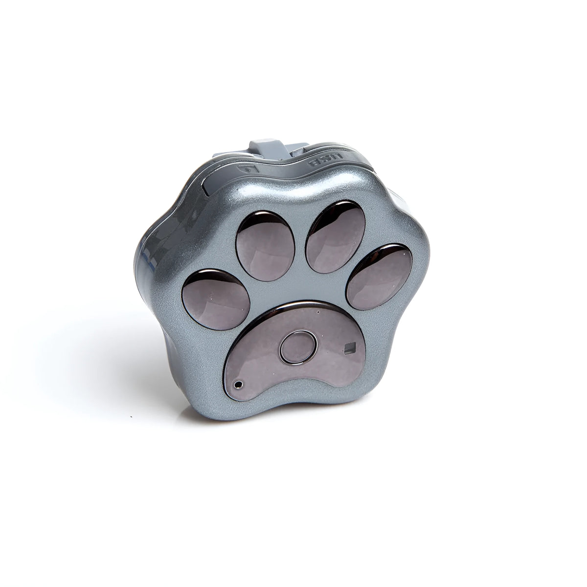 Blue V30 dog collar anti-loss locator, 47x40x15mm plastic, GPS tracker with fence alarm