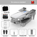 Black UAV aerial photography drone with four rotors, folding frame under 30 cm, optical flow positioning system